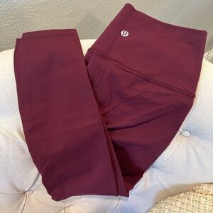 Lululemon Wunder Under High Rise Legging 25”